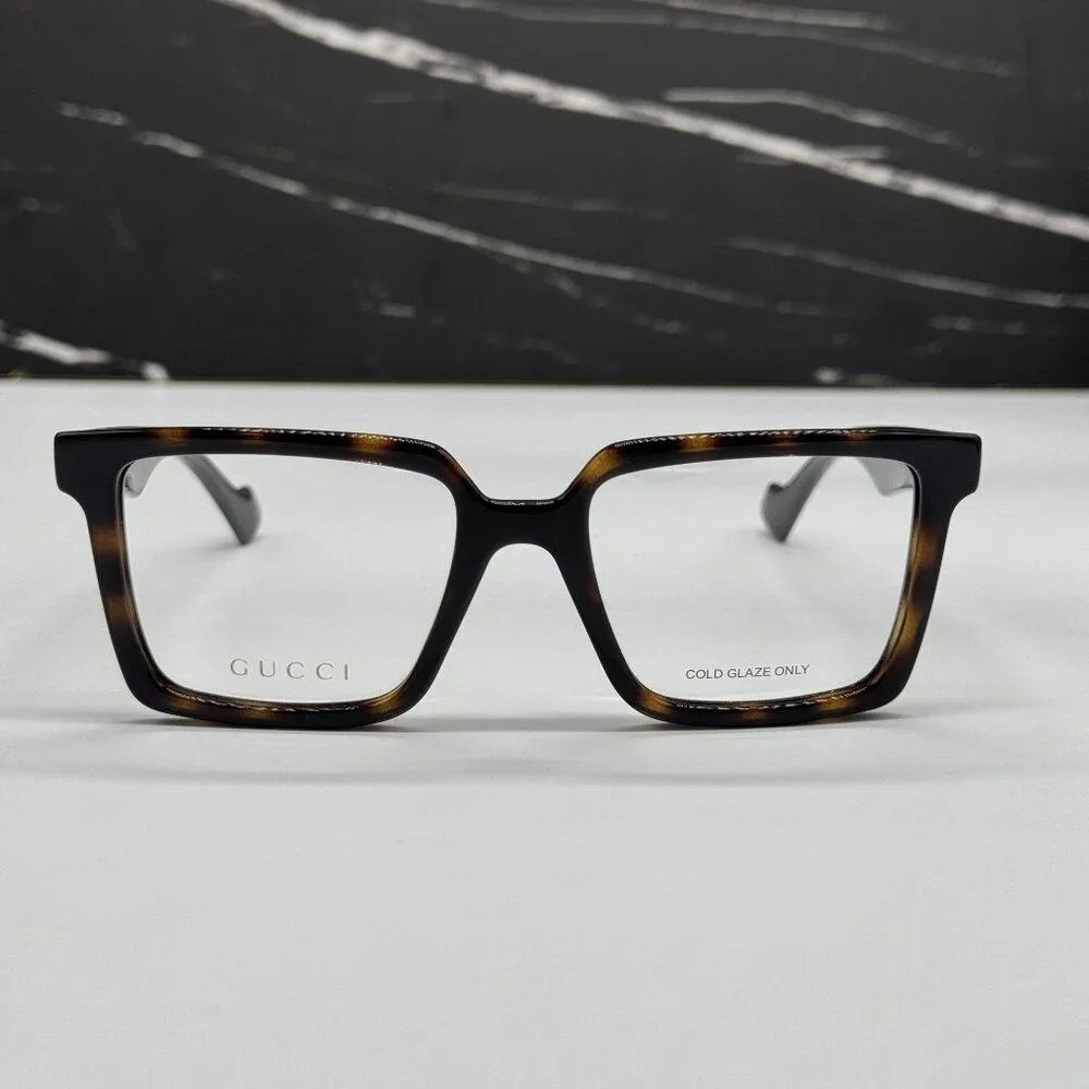 NEW GUCCI GG1540O 002 HAVANA UNISEX EYEGLASSES GUCCI